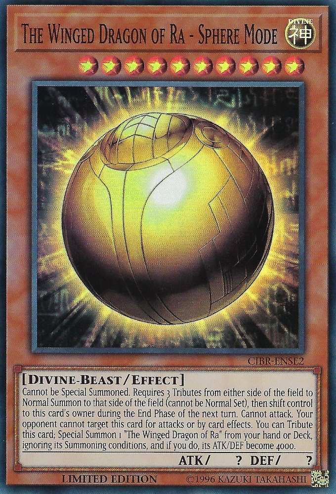 The Winged Dragon of Ra - Sphere Mode [CIBR-ENSE2] Super Rare | Gamers Paradise