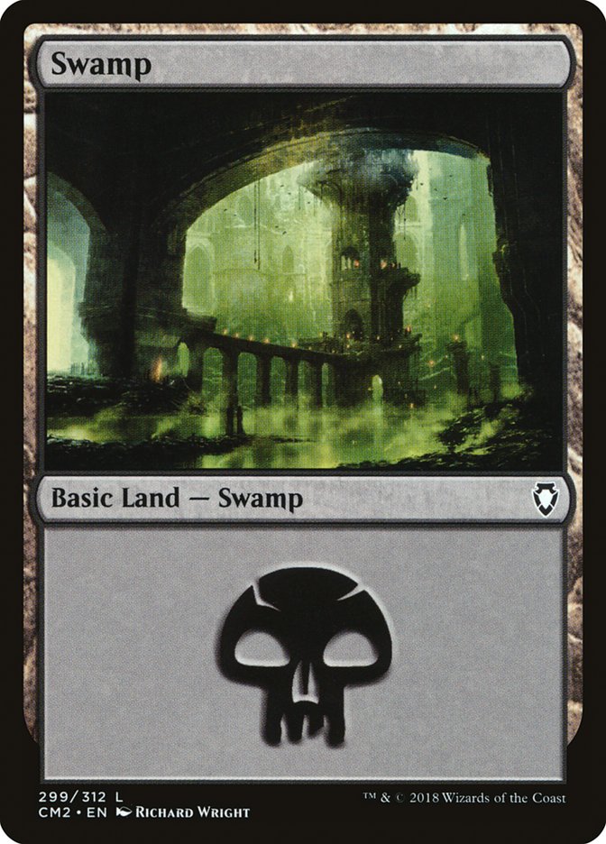 Swamp (299) [Commander Anthology Volume II] | Gamers Paradise