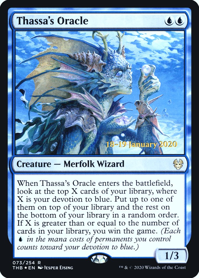 Thassa's Oracle [Theros Beyond Death Prerelease Promos] | Gamers Paradise