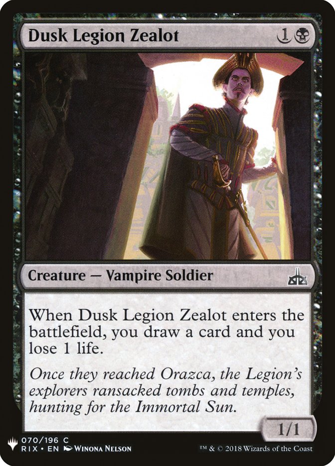 Dusk Legion Zealot [Mystery Booster] | Gamers Paradise