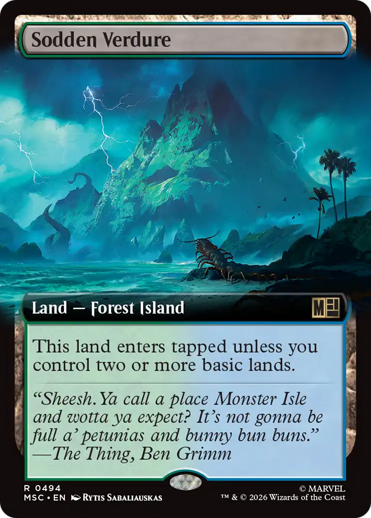 Sodden Verdure (Extended Art) [Marvel Super Heroes Commander] | Gamers Paradise