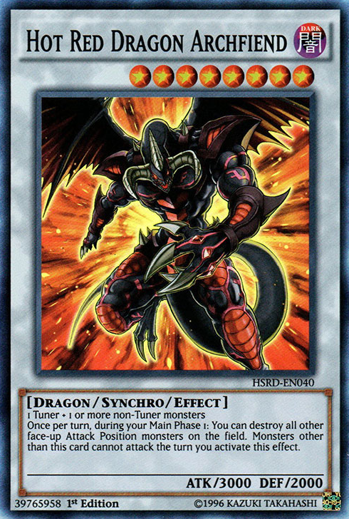 Hot Red Dragon Archfiend [HSRD-EN040] Super Rare | Gamers Paradise