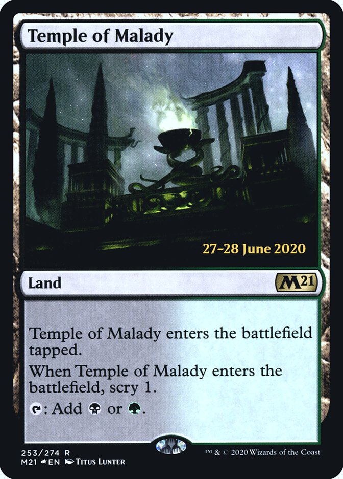 Temple of Malady [Core Set 2021 Prerelease Promos] | Gamers Paradise