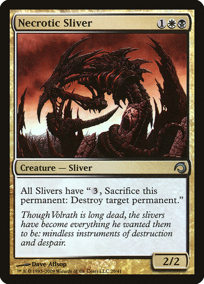 Necrotic Sliver [Premium Deck Series: Slivers] | Gamers Paradise