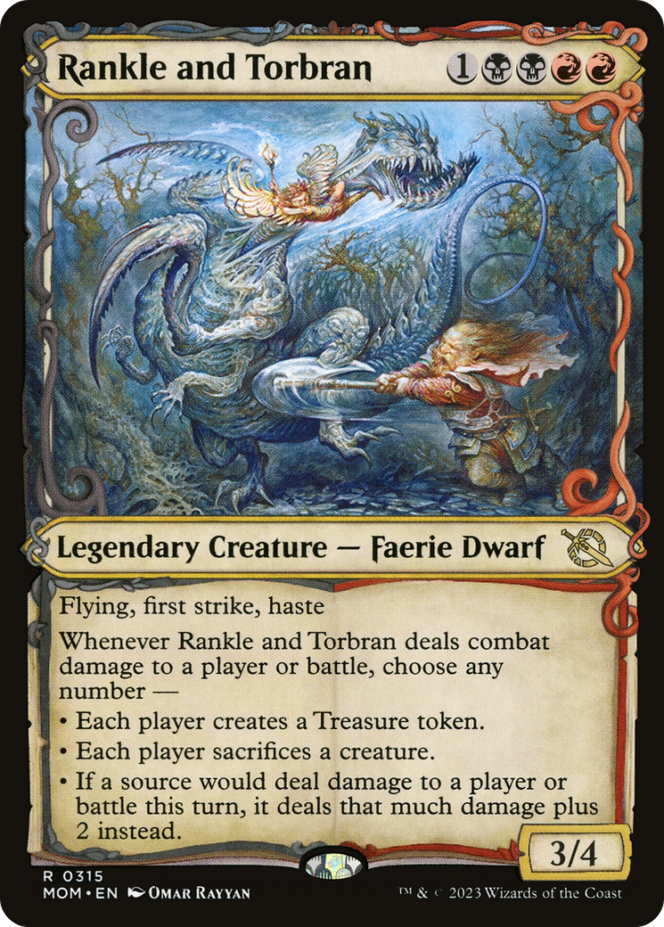 Rankle and Torbran (Showcase Planar Booster Fun) [March of the Machine] | Gamers Paradise