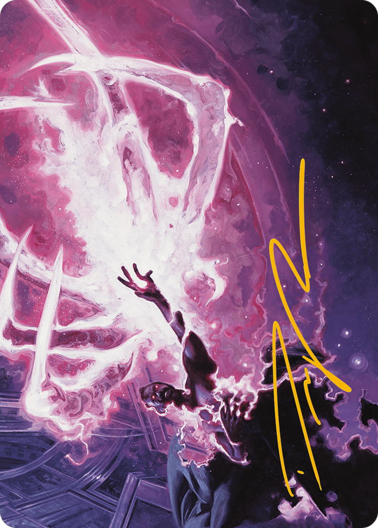 Flare of Malice Art Card (Gold-Stamped Signature) [Modern Horizons 3 Art Series] | Gamers Paradise