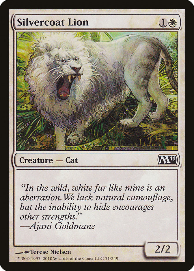 Silvercoat Lion [Magic 2011] | Gamers Paradise