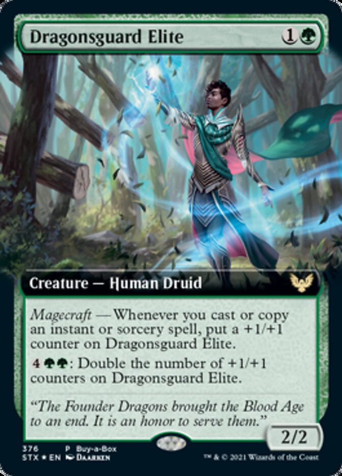 Dragonsguard Elite (Buy-A-Box) [Strixhaven: School of Mages Promos] | Gamers Paradise