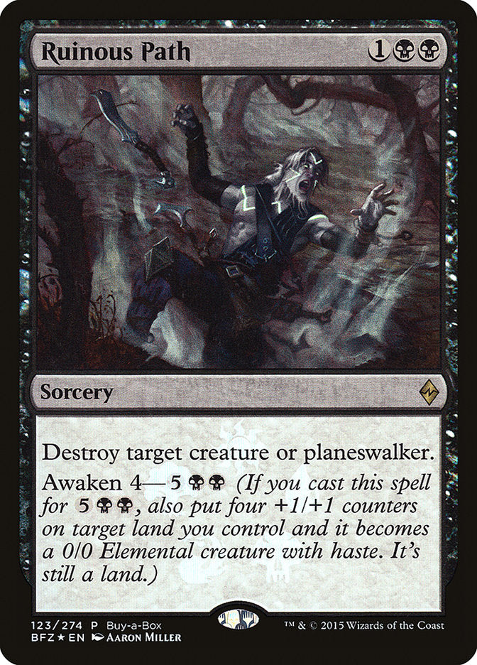 Ruinous Path (Buy-A-Box) [Battle for Zendikar Promos] | Gamers Paradise