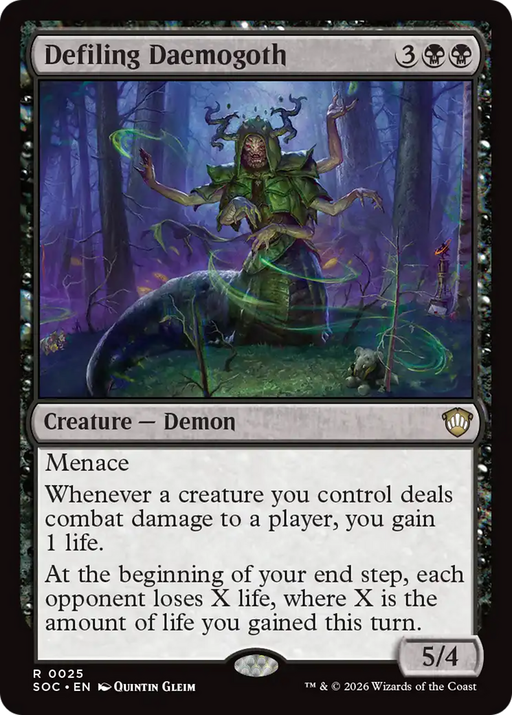 Defiling Daemogoth [Secrets of Strixhaven Commander] | Gamers Paradise
