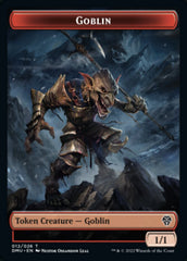 Bird (002) // Goblin Double-Sided Token [Dominaria United Tokens] | Gamers Paradise
