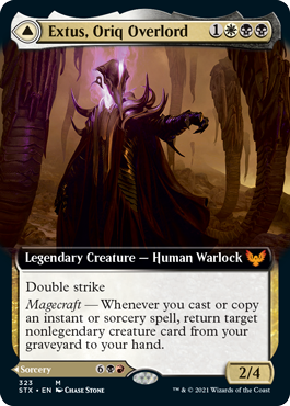 Extus, Oriq Overlord // Awaken the Blood Avatar (Extended Art) [Strixhaven: School of Mages] | Gamers Paradise