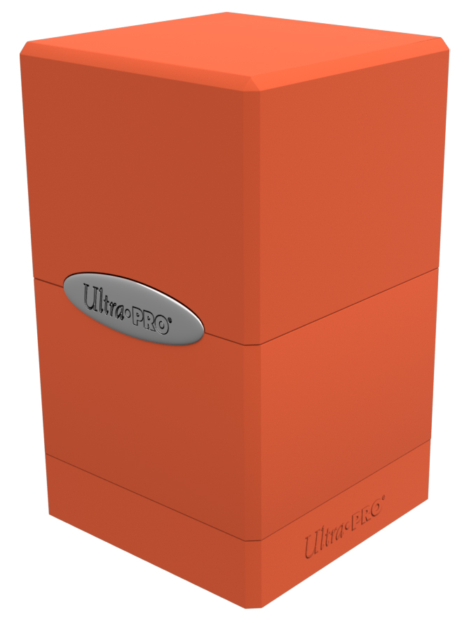 Ultra PRO: Satin Tower - Pumpkin Orange | Gamers Paradise