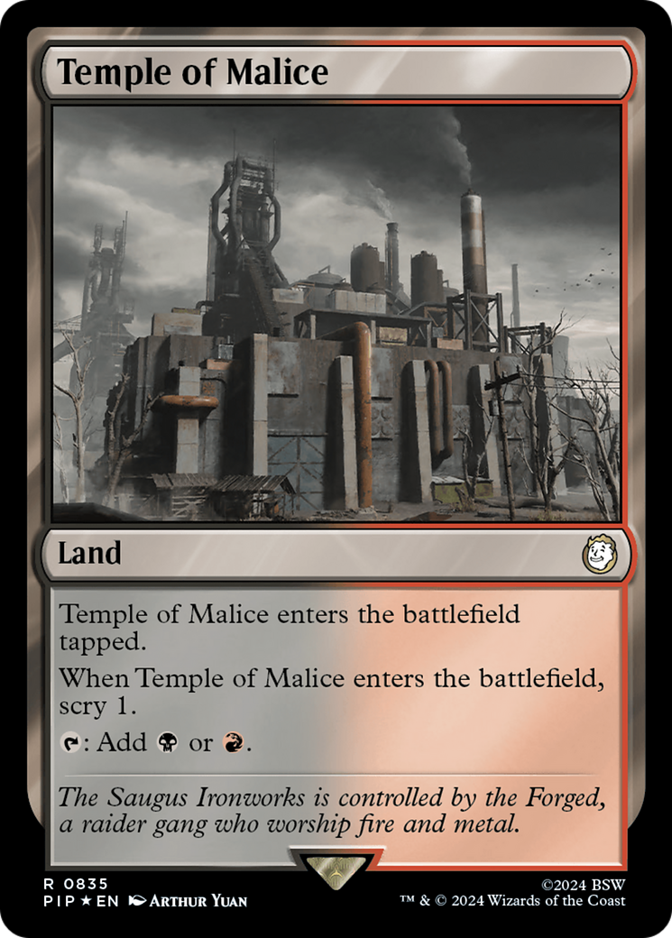 Temple of Malice (Surge Foil) [Fallout] | Gamers Paradise