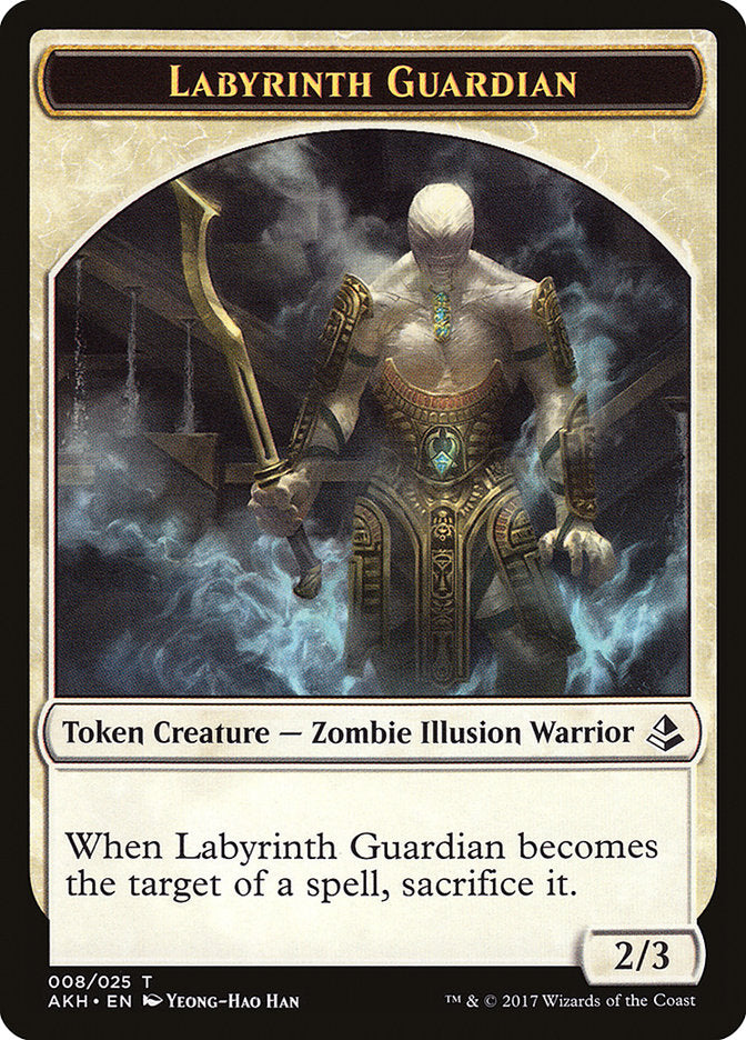 Labyrinth Guardian // Insect Double-Sided Token [Amonkhet Tokens] | Gamers Paradise
