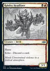 Rakdos Headliner (Sketch) [Modern Horizons 2] | Gamers Paradise