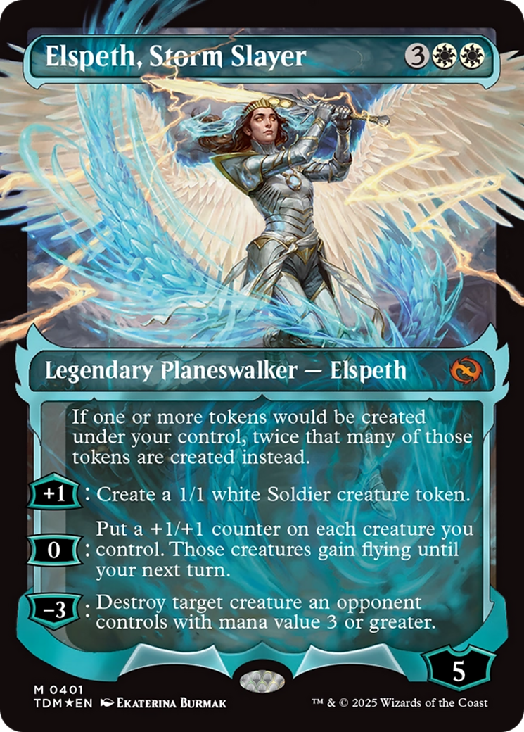Elspeth, Storm Slayer (Showcase) (Japanese) [Tarkir: Dragonstorm] | Gamers Paradise
