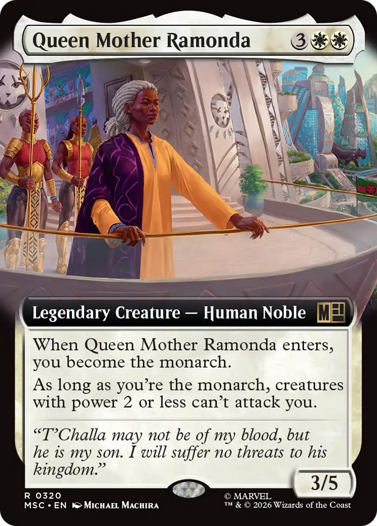 Queen Mother Ramonda (Extended Art) [Marvel Super Heroes Commander] | Gamers Paradise