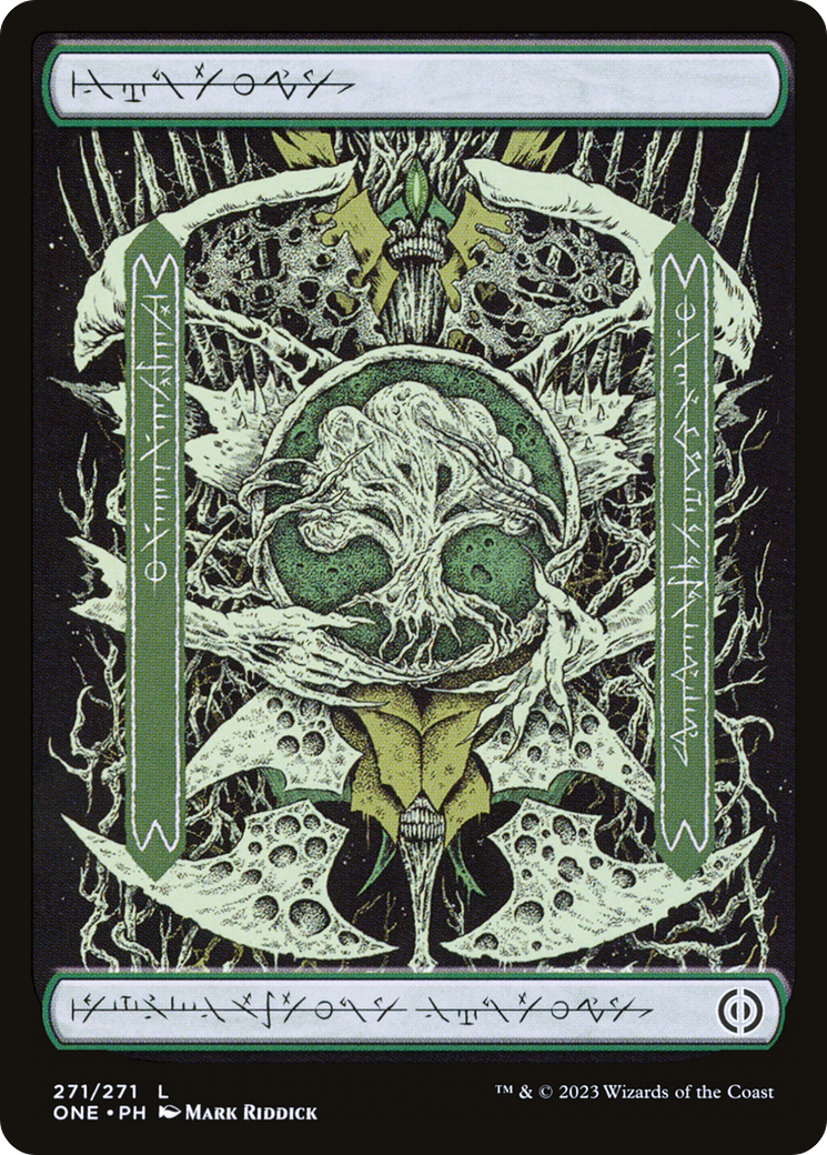 Forest (271) (Phyrexian) [Phyrexia: All Will Be One] | Gamers Paradise