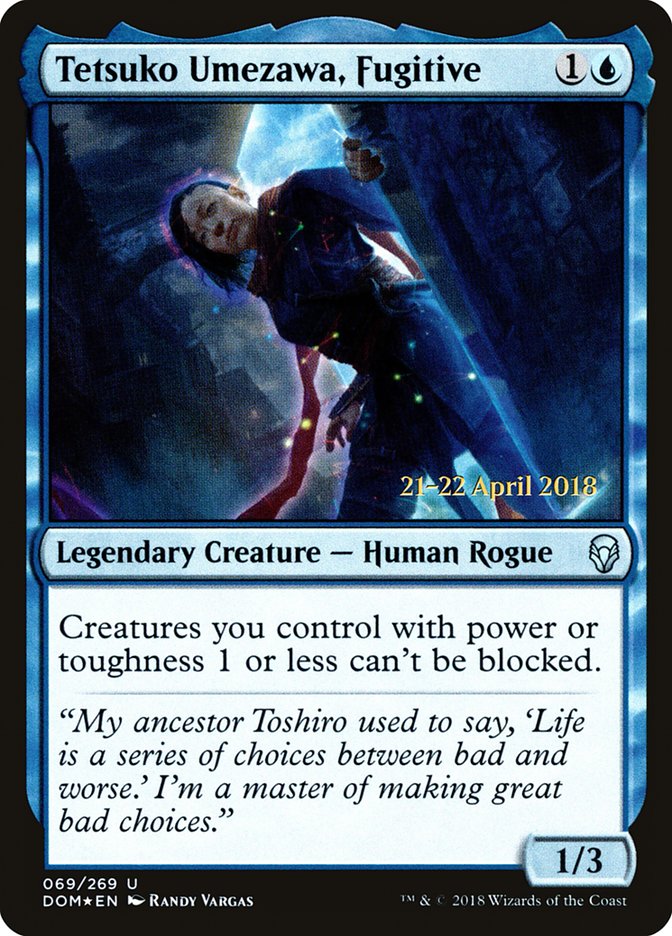 Tetsuko Umezawa, Fugitive [Dominaria Prerelease Promos] | Gamers Paradise