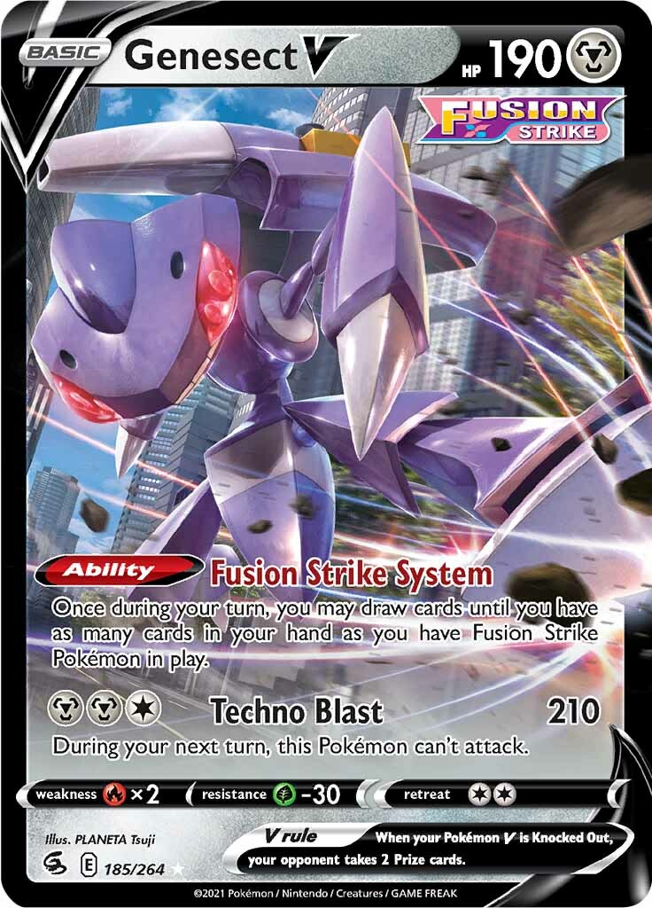 Genesect V (185/264) [Sword & Shield: Fusion Strike] | Gamers Paradise