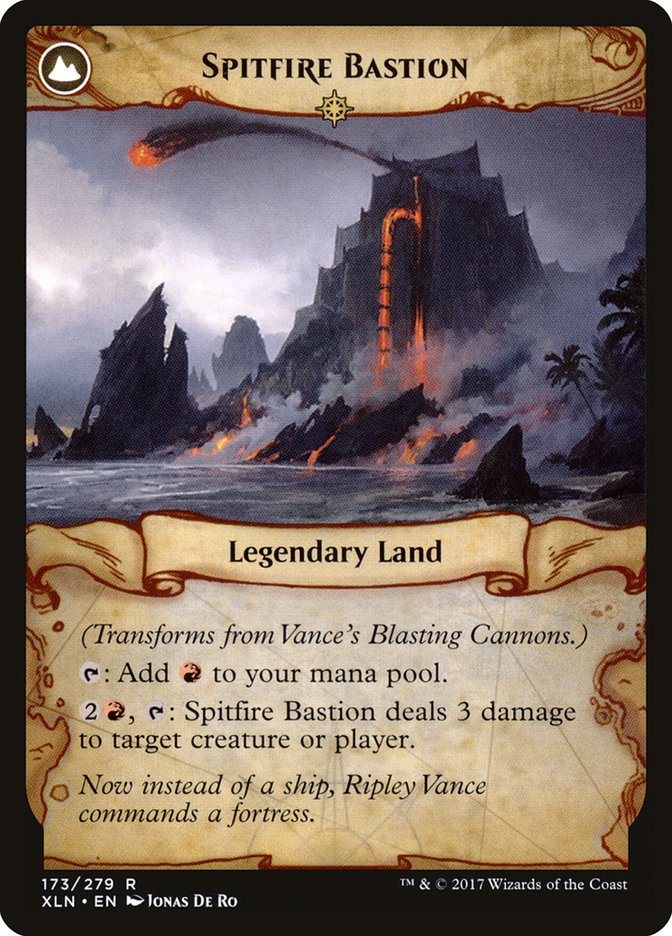 Vance's Blasting Cannons // Spitfire Bastion [Ixalan] | Gamers Paradise