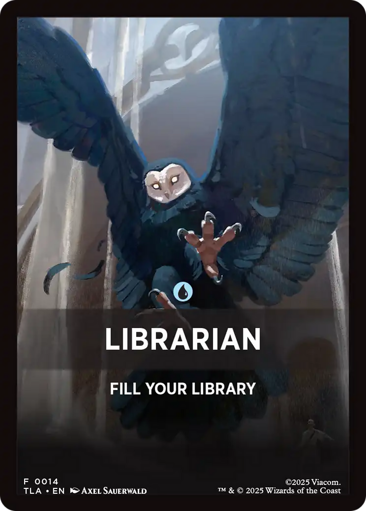 Librarian Theme Card [Avatar: The Last Airbender Tokens] | Gamers Paradise
