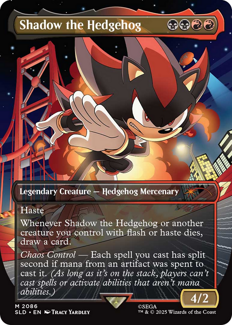Shadow the Hedgehog (Rainbow Foil) [Secret Lair Drop Series] | Gamers Paradise