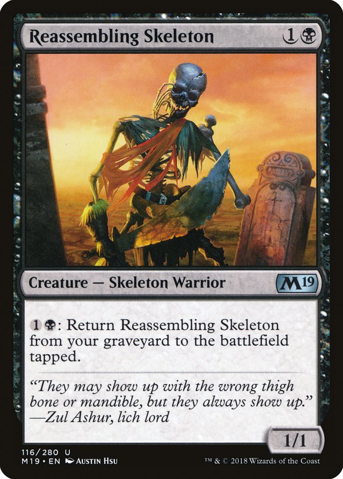 Reassembling Skeleton [Core Set 2019] | Gamers Paradise