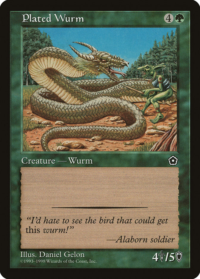 Plated Wurm [Portal Second Age] | Gamers Paradise
