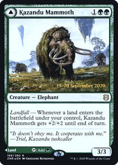 Kazandu Mammoth // Kazandu Valley [Zendikar Rising Prerelease Promos] | Gamers Paradise