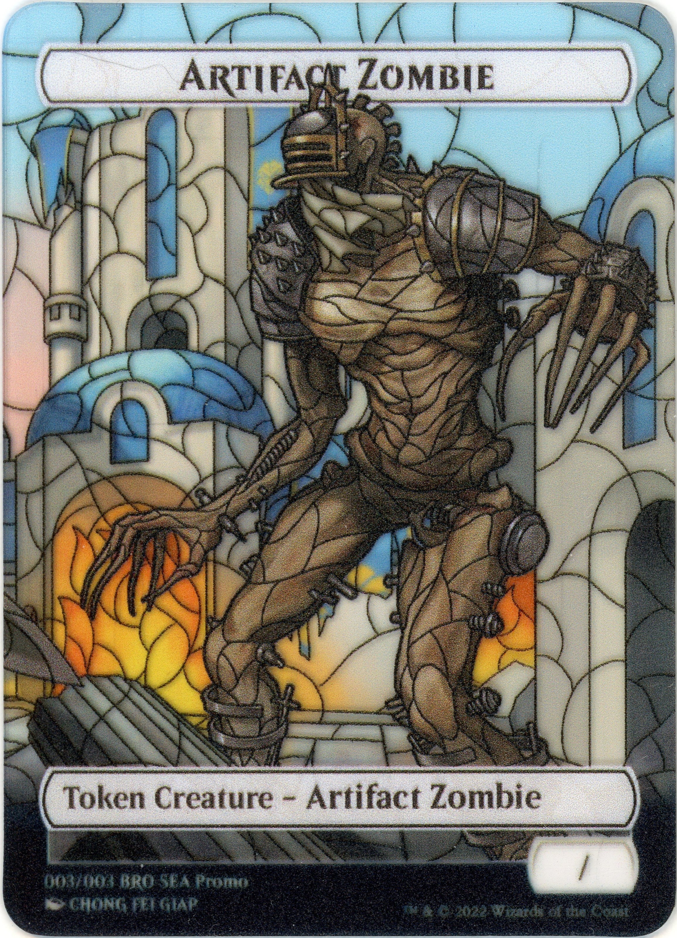 Artifact Zombie Token (SEA Exclusive) [The Brothers' War Tokens] | Gamers Paradise