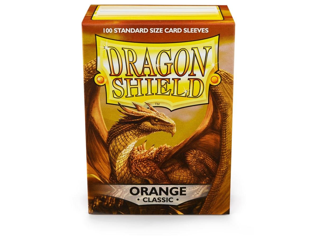 Dragon Shield: Standard 100ct Sleeves - Orange (Classic) | Gamers Paradise