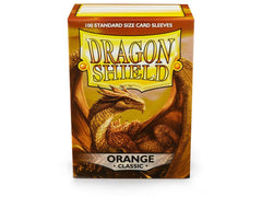 Dragon Shield: Standard 100ct Sleeves - Orange (Classic) | Gamers Paradise