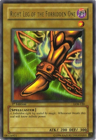 Right Leg of the Forbidden One [LOB-120] Ultra Rare | Gamers Paradise