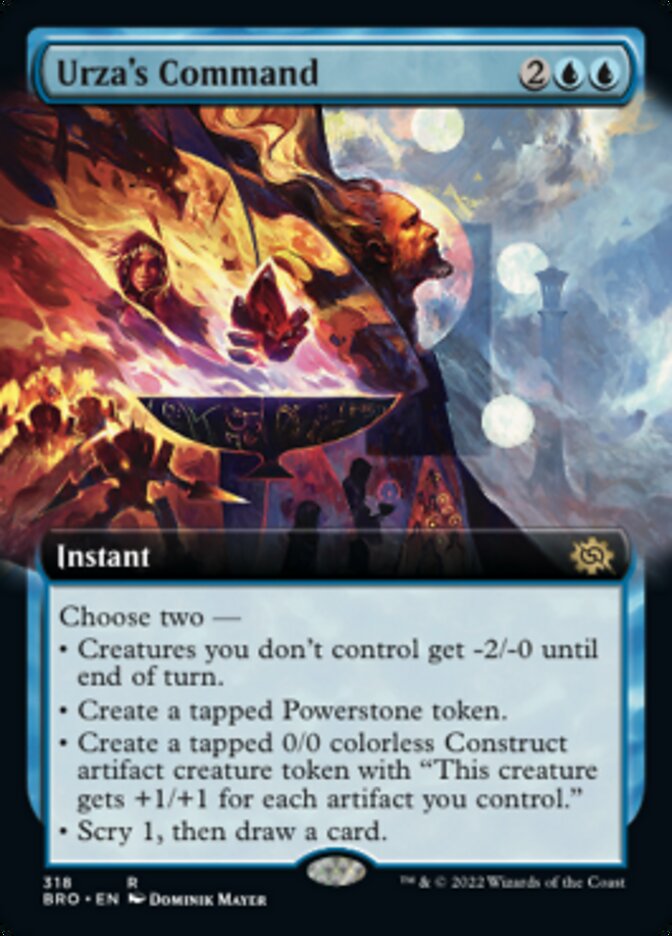 Urza's Command (Extended Art) [The Brothers' War] | Gamers Paradise