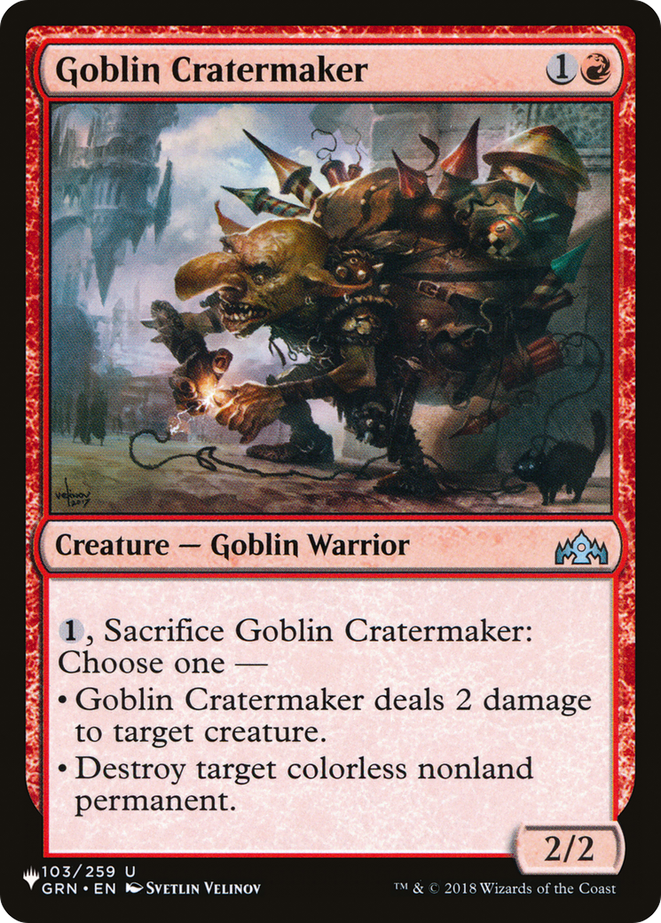 Goblin Cratermaker [The List Reprints] | Gamers Paradise