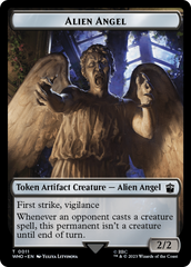 Alien Angel // Cyberman Double-Sided Token [Doctor Who Tokens] | Gamers Paradise