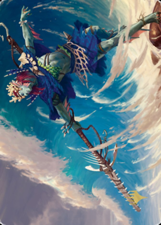 Tazeem Roilmage Art Card (Gold-Stamped Signature) [Zendikar Rising Art Series] | Gamers Paradise