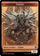 Illusion // Goblin Double-Sided Token [Bloomburrow Commander Tokens] | Gamers Paradise