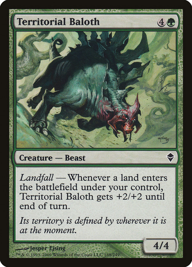 Territorial Baloth [Zendikar] | Gamers Paradise