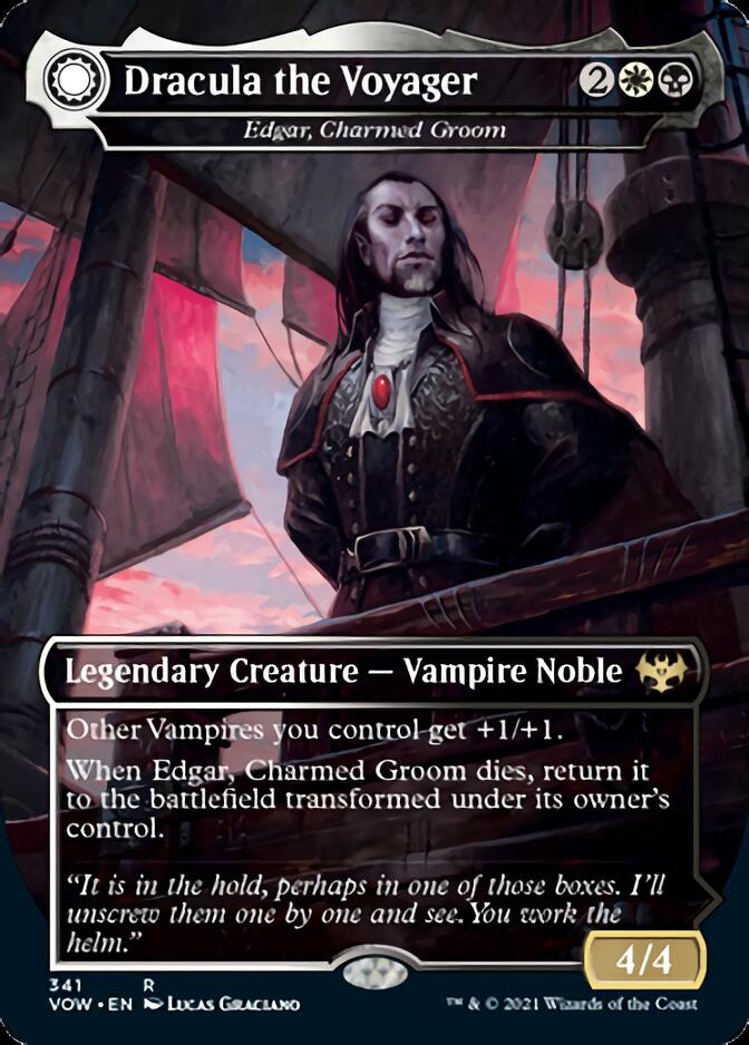 Edgar, Charmed Groom // Edgar Markov's Coffin - Dracula the Voyager // Casket of Native Earth [Innistrad: Crimson Vow] | Gamers Paradise
