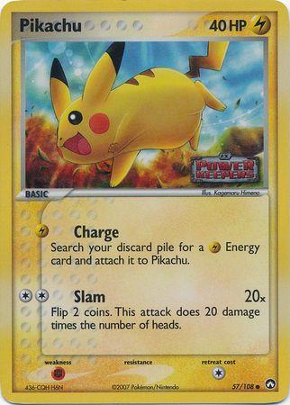 Pikachu (57/108) (Stamped) [EX: Power Keepers] | Gamers Paradise