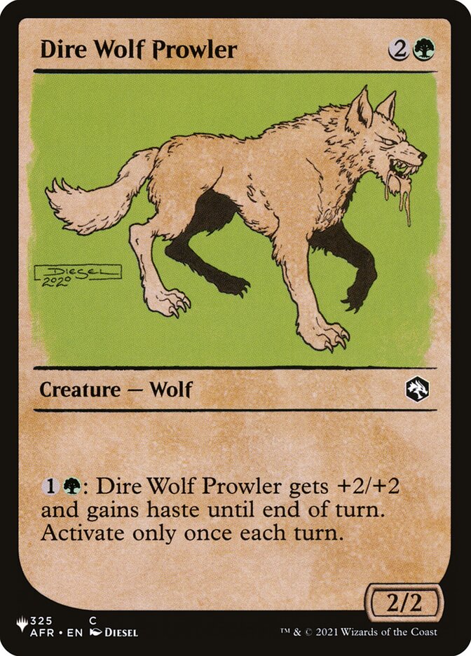 Dire Wolf Prowler (Showcase) [The List] | Gamers Paradise