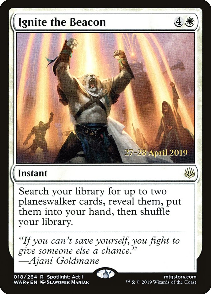 Ignite the Beacon [War of the Spark Prerelease Promos] | Gamers Paradise