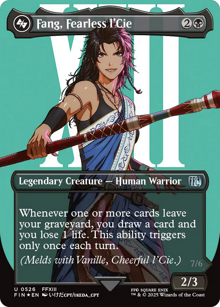 Fang, Fearless l'Cie (Borderless) (Surge Foil) [FINAL FANTASY] | Gamers Paradise