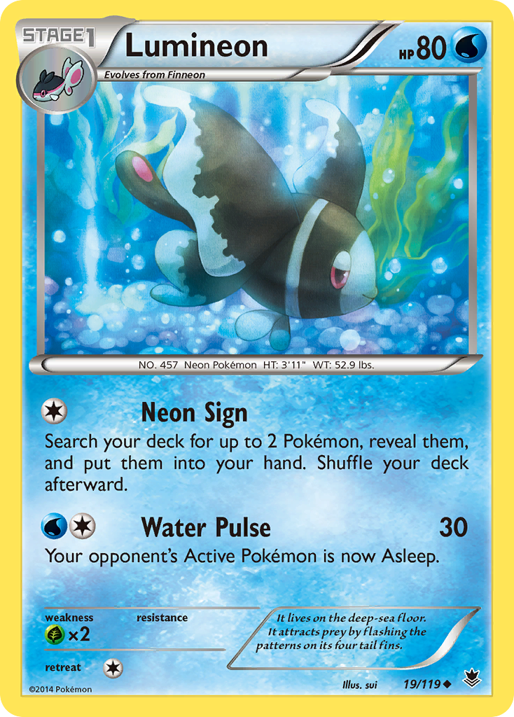 Lumineon (19/119) [XY: Phantom Forces] | Gamers Paradise