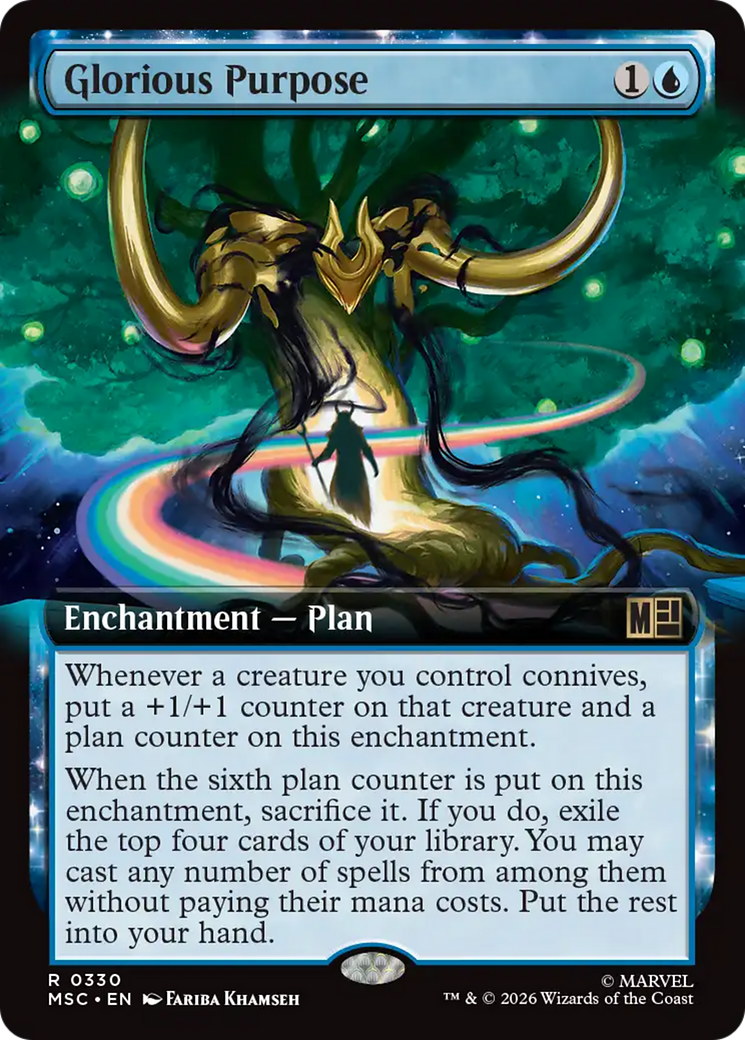 Glorious Purpose (Extended Art) [Marvel Super Heroes Commander] | Gamers Paradise