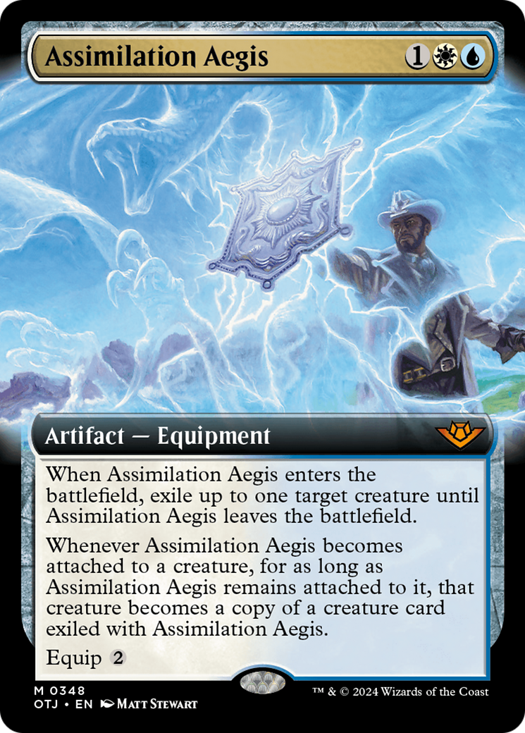 Assimilation Aegis (Extended Art) [Outlaws of Thunder Junction] | Gamers Paradise