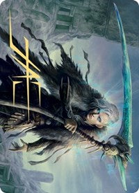 Egon, God of Death Art Card (Gold-Stamped Signature) [Kaldheim Art Series] | Gamers Paradise